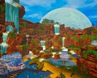 Egy kép, amely a The Planet Crafter egyik bázisát ábrázolja; a játék jelenleg 50%-os kedvezménnyel kapható a Steam-en.