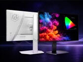 Az ASRock Phantom Gaming PGO27QSA fekete-fehérben.