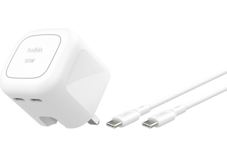 A Belkin BoostCharge 50 wattos töltő. (Kép forrása: Belkin)