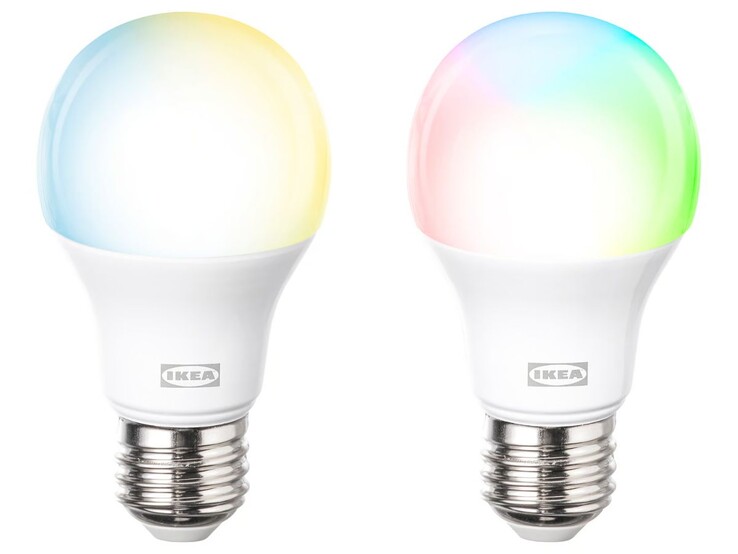 IKEA Kajplats LED izzó E26 smart globus/opálfehér 
