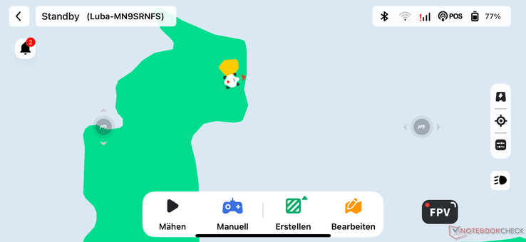 Térképkezelés, itt egy no-go zóna létrehozása