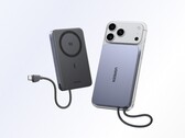 Az Ugreen MagFlow Air Ultra Slim PB579 powerbank támogatja a 25 W-os vezeték nélküli és a 45 W-os USB-C-s töltést.