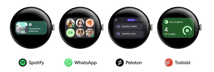 A Google Wear OS 7 olyan widgeteket vezet be, amelyek nagyon hasonlítanak a Android widgetekhez.