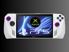 Xbox kézikonzol PS5 logóval (Kép forrása:, Asus, Microsoft Xbox Gaming, Sony PlayStation)