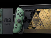 A képen látható a The Legend of Zelda: Ocarina of Time Switch 2 konzol limitált kiadása