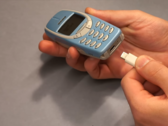 A 3310 USB-C porttal. (Kép forrása: Salveo via YouTube)