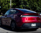 Egy Tesla Model Y robotaxi Austinban. (Kép forrása: @AdanGuajardo/X)