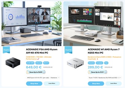 Acemagic kedvezményes akció a Mini-PC-ken
