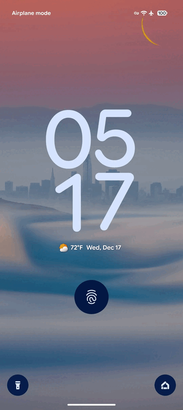 Tweaks to At a Glance lockscreen (Kép forrása: 9to5Google)