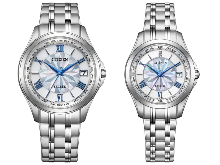 A Citizen CB1080-52W (balra) és EC1120-59W (jobbra) órák