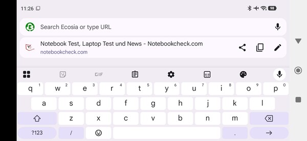 Billentyűzet tájkép