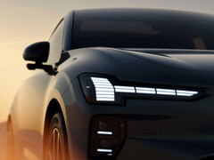 Volvo EX60 LED mátrix fényszórók. (Kép forrása: Volvo)