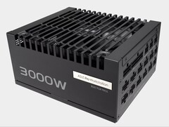 Az Asus Pro WS 3000W Platinum tápegység négy 12V-2x6-os csatlakozóval. (Kép forrása: Asus)