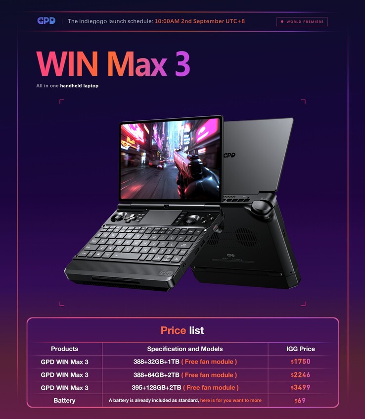 A GPD Win Max 3 ára pontosan olyan magas, amilyenre a jelenlegi DRAM-hiány közepette egy Strix Halo-val felszerelt rendszertől számítani lehet.