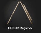 A Honor Magic V5 lehet, hogy vékony, de a kameraháza nagy tömegű lesz. (Kép forrása: Honor - szerkesztve)