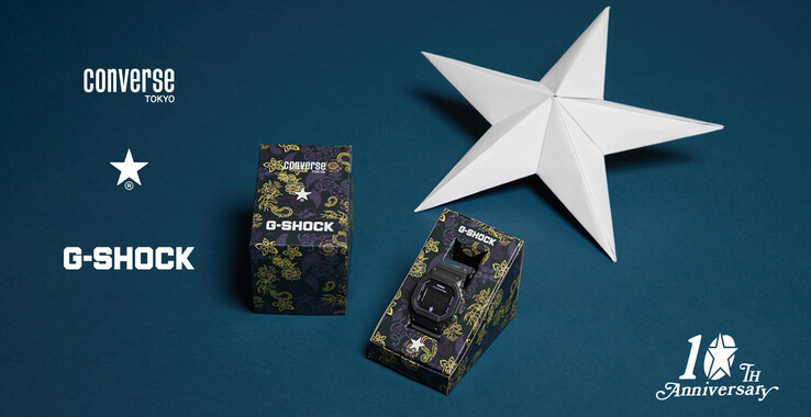 A Casio G-Shock x Converse Tokyo DW-5600X óra. (Kép forrása: Converse Tokyo)