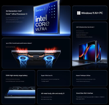 A Redmi Book Pro 14 2026 főbb adatai (gépi fordításban)