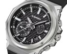 A G-Steel-GST-B1000-1A fekete számlappal ellátott modelljének ferde nézete.