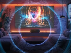 Az Epson Lifestudio Grand EH-LS670 projektor (a képen) számos fejlesztést tartalmaz elődjéhez képest. (Kép forrása: Epson)