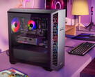 A LOQ Tower 26ADR10 ára 999,99 dollárról indul. A képen: promóciós kép a gaming desktopról. (Kép forrása: Lenovo)