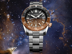 Az új Seiko Prospex SNR058, a képen csillagos háttér előtt. (Kép forrása: @plus9time az Instagramon)