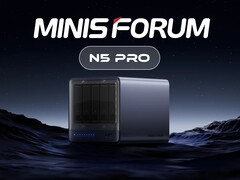 A Minisforum várhatóan tavasszal dobja piacra az N5 és N5 Pro NAS-okat. (Kép forrása: Minisforum - szerk.)