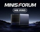 A Minisforum várhatóan tavasszal dobja piacra az N5 és N5 Pro NAS-okat. (Kép forrása: Minisforum - szerk.)
