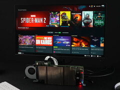 Ahhoz képest, hogy a BC 250 egy lecsökkentett PlayStation 5 APU-val rendelkezik, a BC 250 elég jól kezeli a játékokat 1080p felbontáson. A képen: a Bazzite-ot futtató lapka. (Kép forrása: ETA Prime)