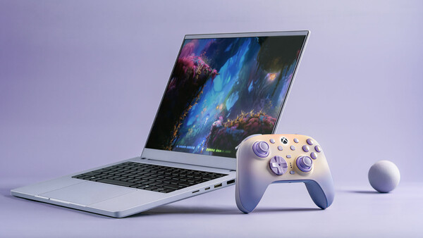 Az 8BitDo Ultimate 3 Xbox-vezérlő – Lavender Edition kompatibilis Windows PC-kkel, Android- és Apple-eszközökkel.
