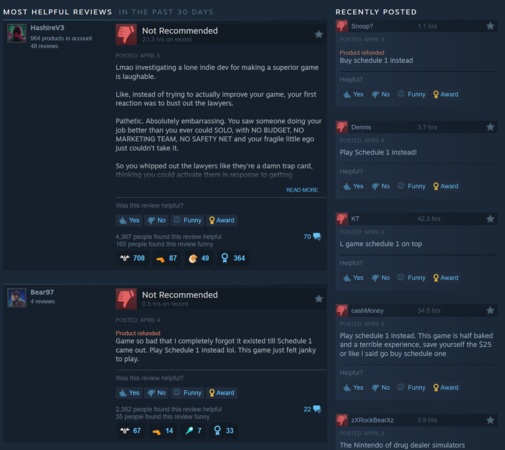 Drug Dealer Simulator 2 Steam értékelések (Kép forrása: screenshot, Steam)