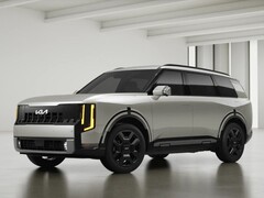 A képen látható 2027-es Kia Telluride Ivory Silver kivitelben