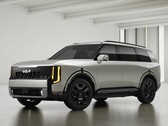A képen látható 2027-es Kia Telluride Ivory Silver kivitelben