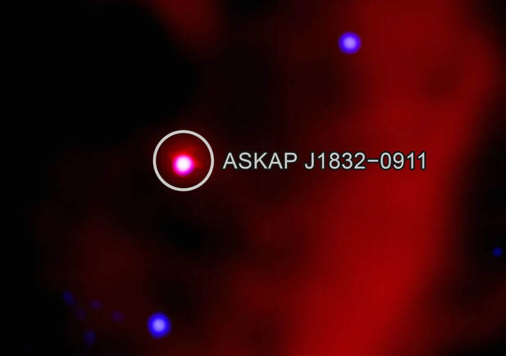 Az ASKAP objektum rádió- és röntgenmegfigyelései. (Kép forrása: Wang et al. 2025)