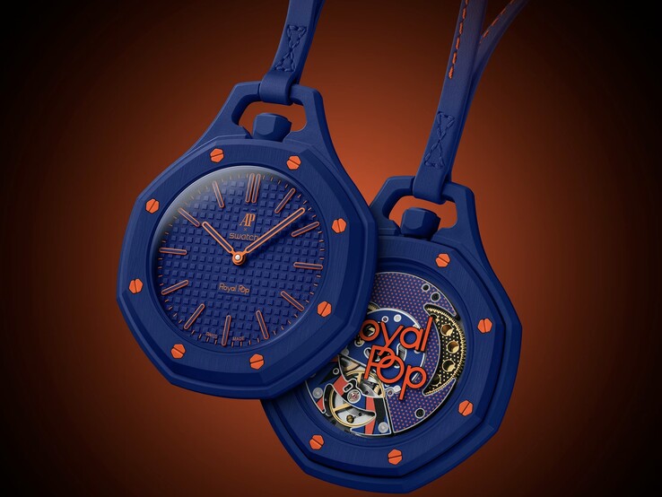 A Swatch x Audemars Piguet Royal Pop 90 óra járástartalékot kínál