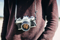 Canon retro-stílusú AE-1 fényképezőgép inspiráció
