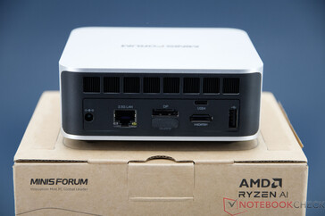 Minisforum AI X1 - Csatlakozások a hátlapon