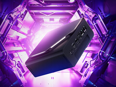 A GMKtec EVO-T1 793 dollár körüli áron lesz kapható Kínában. A képen: a mini PC. (Kép forrása: GMK)