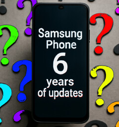 A Samsung hosszú távú frissítéseket ígér a kedvező árú okostelefonjaihoz. A vállalat azonban egy nagy kiskaput is tartogat. (A kép a ChatGPT segítségével készült)