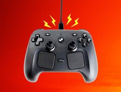A Steam Controller rezgőmotorjának köszönhetően képes „haladni” az asztallapon.