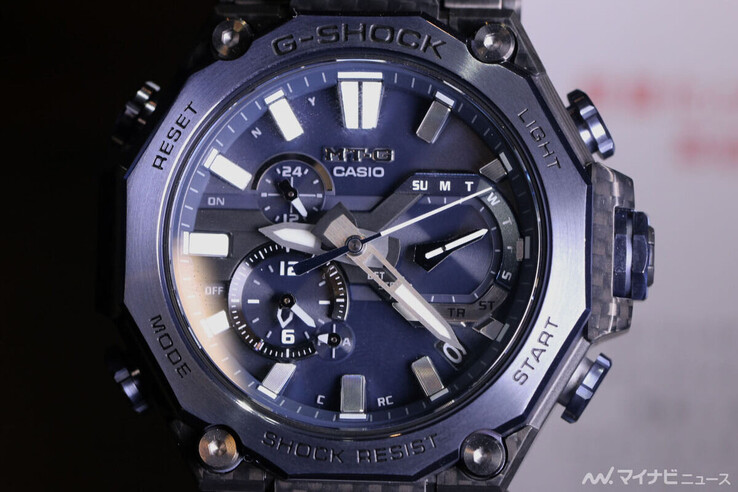 A Casio G-Shock MTG-B2000YBD-2A. (Kép forrása: Mynavi News)