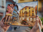 A MatePad Pro Max nem tandem 13,2 hüvelykes OLED kijelzővel rendelkezik. A képen: a tablet képernyőjét bemutató promóciós kép.