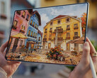 A MatePad Pro Max nem tandem 13,2 hüvelykes OLED kijelzővel rendelkezik. A képen: a tablet képernyőjét bemutató promóciós kép.