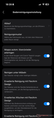 Számos beállítás