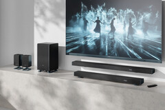 A Sharp két új hangsávot mutatott be Dolby Atmos és akár 5.1.4 csatornás hangsugárzóval (Kép forrása: Sharp)