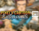 A Pixel and Cartoon Enthusiasts GOG Bundle 14 indie játékot tartalmaz. A képen: az Ashworld szerkesztett borítóképe. (Kép forrása: Humble Bundle)