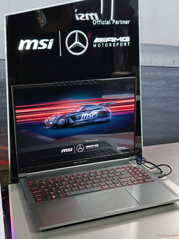 MSI–Mercedes-AMG együttműködés keretében készült laptop