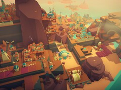 Egy kép, amely épületeket mutat az Islandersben, amely most 70%-os kedvezménnyel kapható a Steamen.
