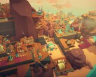 Egy kép, amely épületeket mutat az Islandersben, amely most 70%-os kedvezménnyel kapható a Steamen.
