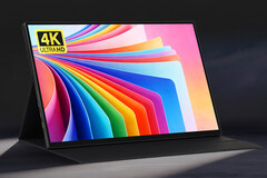 A Luckfox 16 hüvelykes hordozható monitor 3840 × 2400 IPS érintésérzékeny panellel rendelkezik, 120 Hz-es frissítési frekvenciával és 100%-os sRGB lefedettséggel