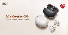 A QCY Crossky C50 nyitott fülhallgató akár 7,5 órás üzemidőt kínál egyetlen feltöltéssel (Kép forrása: QCY)